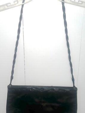 Ruth Saltz Vintage Black Leather Purse